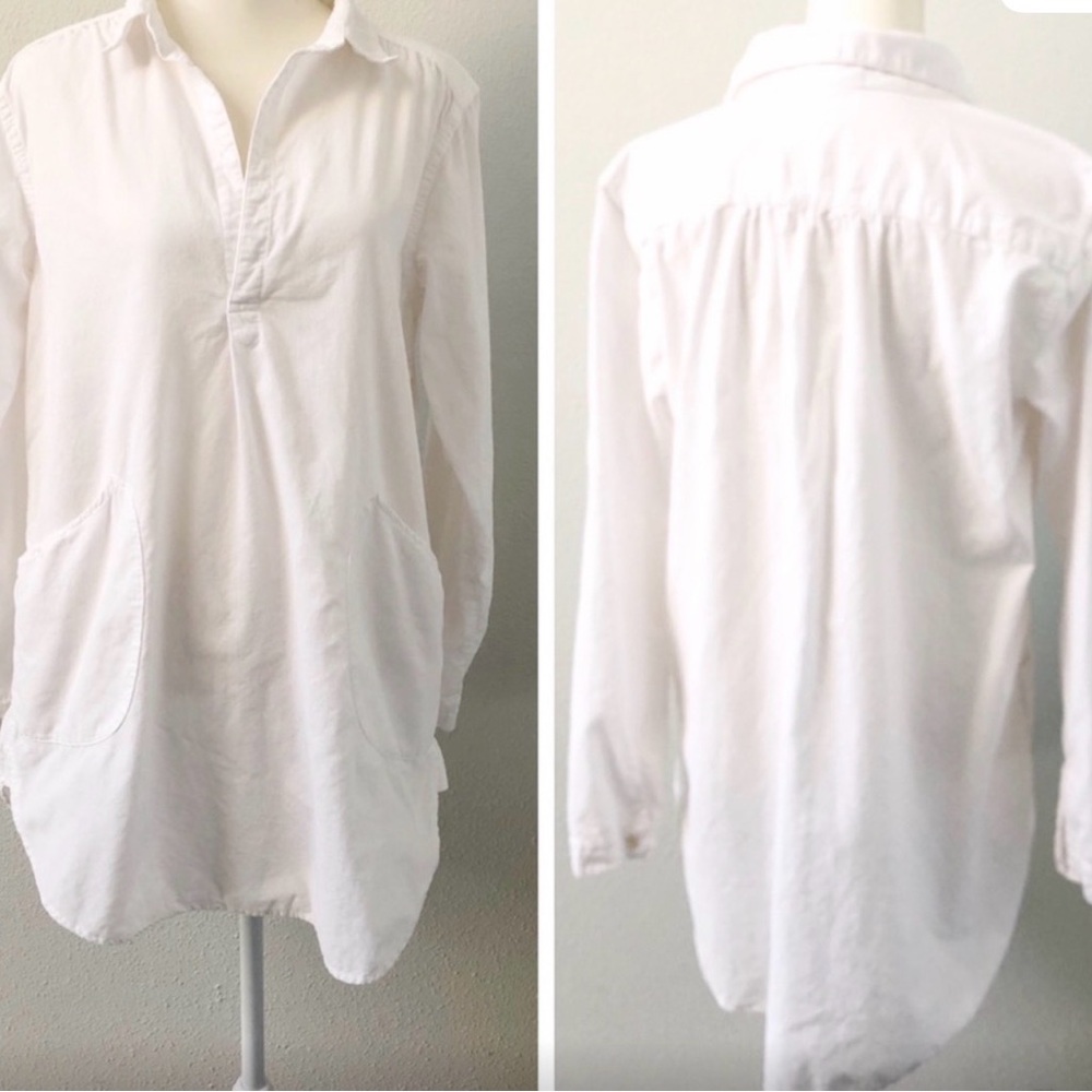 CP Shades Long Sleeve Soft Cotton Corduroy Tunic with Pockets
